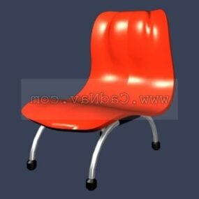 Dış Mekan Plastik Sandalye 3d modeli