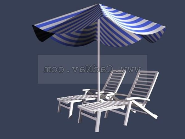 Parapluie de chaise de plage de meubles d'extérieur
