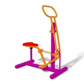 Park-Fitness-Trail-Ausrüstung 3D-Modell