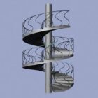Outdoor Metal Helical Staircase