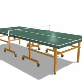 نموذج طاولة بينج بونج للرياضة الخارجية ثلاثي الأبعاد