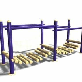Outdoor Gym Play Equipment 3d model
