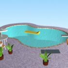 حمام سباحة فندق في الهواء الطلق