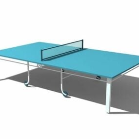 نموذج رياضي لتنس الطاولة في الهواء الطلق ثلاثي الأبعاد