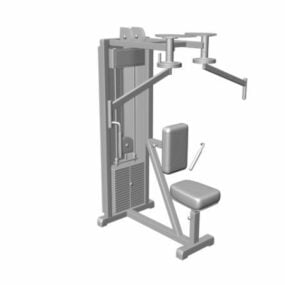 Pec Fly Machine Gym Equipment 3d model
