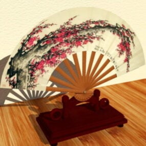 Decoration Asian Fan 3d model