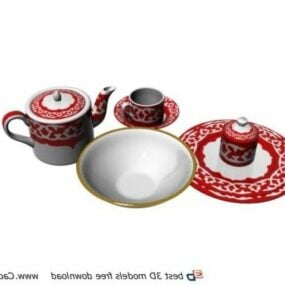 Kitchen Ceramic Dinnerware Sets 3d model