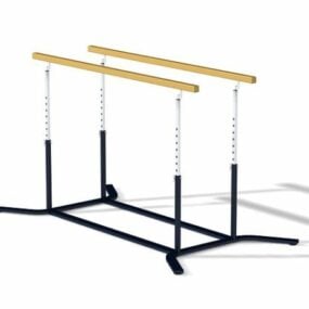 Outdoor Fitness Parallel Bars 3d-modell