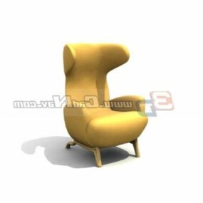 Interior Furniture Parlour Lounge Chair 3d model
