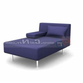 Interior Parlour Day Bed Furniture 3d model
