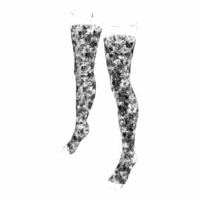 Clothing Patterned Tights Fashion 3d model