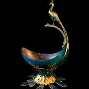 Modern Art Sculpture Vase 3d model