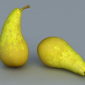 Food Pear Fruit 3d-malli