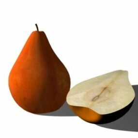 Nature Pear Cross Section 3d model