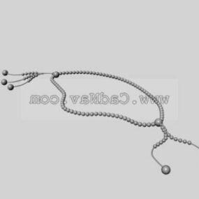 Pearl Bracelet Jewelry 3d model