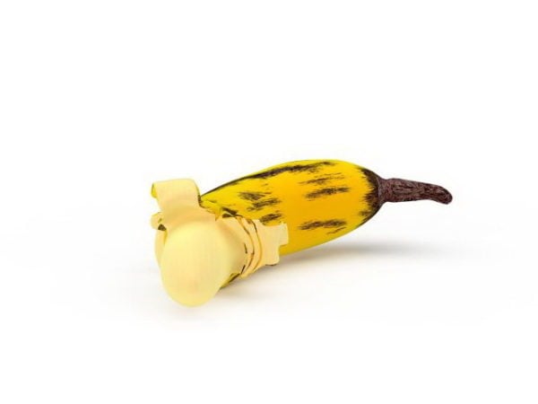 Skalad bananfrukt
