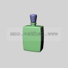 Lowpoly Modello 3d della bottiglia di profumo cosmetico
