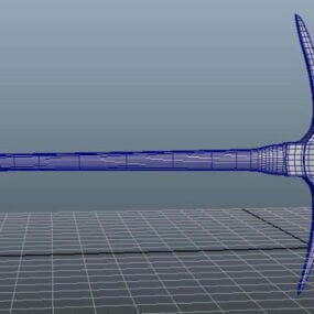 3D model nástroje House Pickaxe Tool
