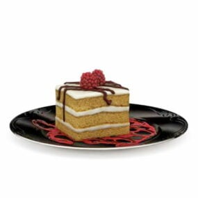 Кухонна їжа Piece Of Cake 3d модель