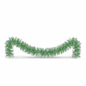 Pine Christmas Chain dekorativ 3d-modell