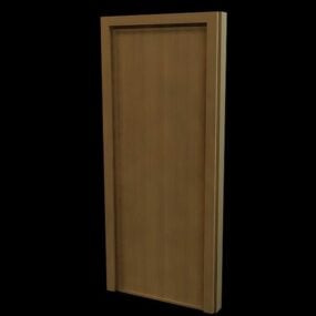 Plain Batton Door Furniture 3d model