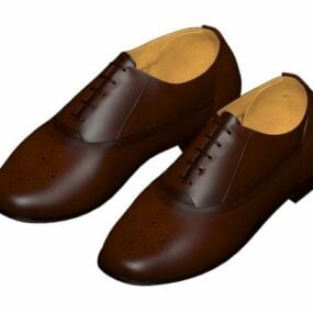 Mies Blucher Shoes 3d malli
