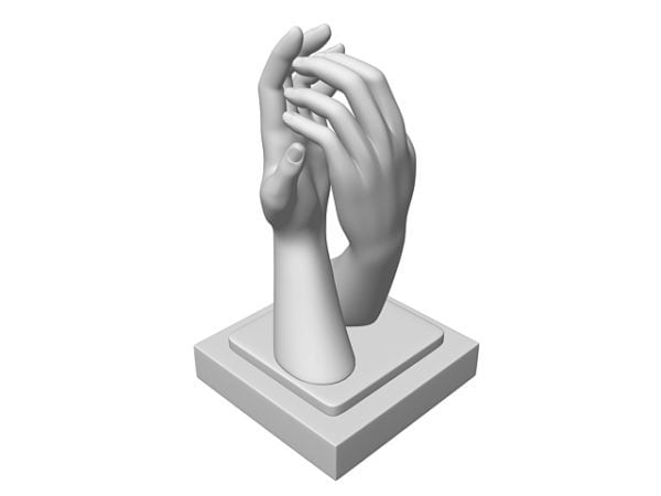 Статуя рука штукатурка штукатурка руки