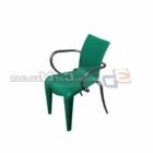 Chaise d'extérieur en plastique pour meubles