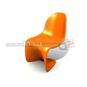 مادة بلاستيكية Panton S كرسي نموذج ثلاثي الأبعاد