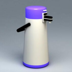 Kitchen Tool Plastic Thermos Bottle 3d model
