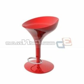 Furniture Plastic Bar Stool 3d model