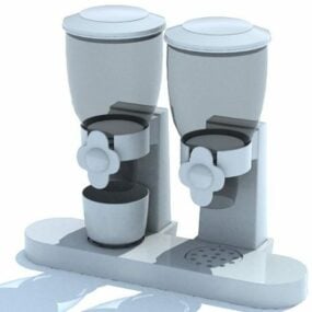 Kitchen Plastic Beverage Dispenser 3d model