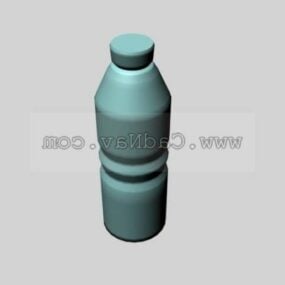 Πλαστικά μπουκάλια νερού τρισδιάστατο μοντέλο