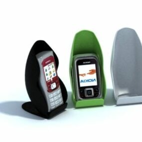 Office Plastic Mobile Phone Holder 3d model