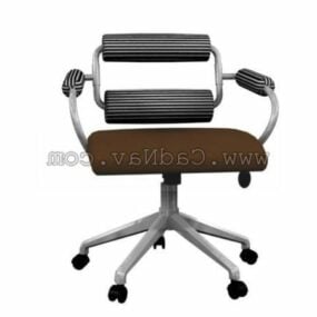 Office Furniture Adjustable Turning Chair 3d model