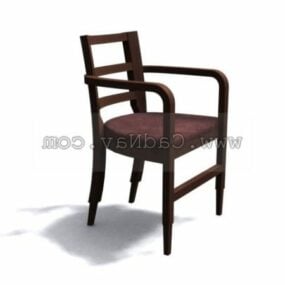 Home Furniture Plywood Dinning Chair 3d model