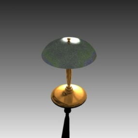 Lampe de table ancienne en laiton modèle 3D