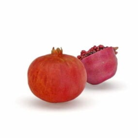 Μονό 3d μοντέλο Peach Fruit