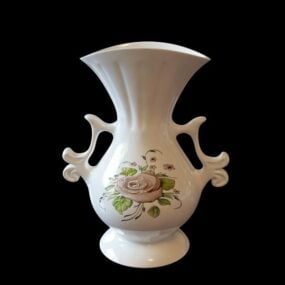古董瓷花瓶3d模型