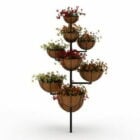 Stand Potted Flowers Arrangement
