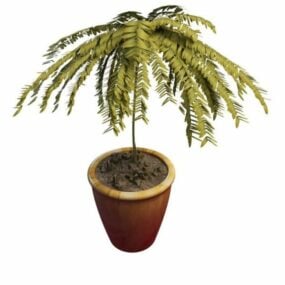 鉢植えの風景樹3Dモデル