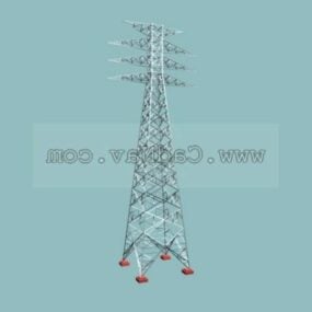 برج انتقال برق صنعتی مدل سه بعدی