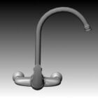 Pull Out Mixer Chrome Kitchen Faucet