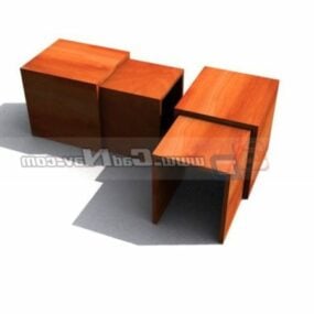 Pull Out Coffee Table Furniture 3d model