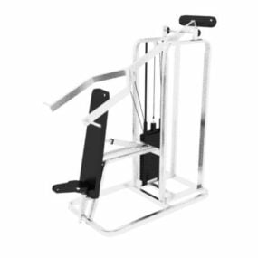 Pulldown Exercise Gym Equipment 3d model