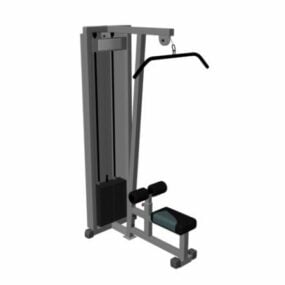 Gym Pull Down Machine 3d model