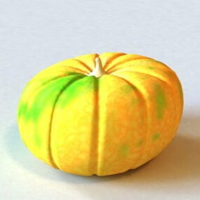 Food Pumpkin Vegetable 3d model