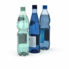 Gereinigte Wasserflasche trinken