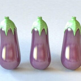 Gemüse Aubergine 3D-Modell