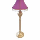 Vintage Style Purple Table Lamp